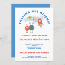 エイリアン宇宙船マンガボーイ4th誕生日パーティー