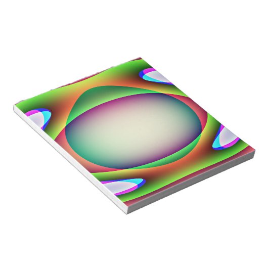 エイリアン宇宙船メモ帳 ノートパッド (アングル)
