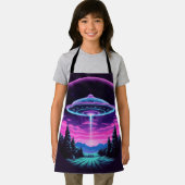 エイリアン宇宙船レトロ未来的 エプロン (インサイチュ)