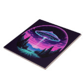 エイリアン宇宙船レトロ未来的 タイル (側面)