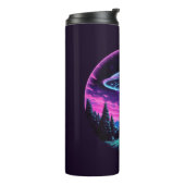 エイリアン宇宙船レトロ未来的 タンブラー (回転左)