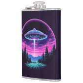 エイリアン宇宙船レトロ未来的 フラスク (左)