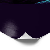 エイリアン宇宙船レトロ未来的 ポスター (コーナー)