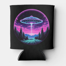 エイリアン宇宙船レトロ未来的 缶クーラー