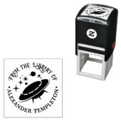 エイリアン宇宙船地球外図書名 セルフインキングスタンプ (インサイチュ)