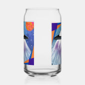 エイリアン宇宙船UFO宇宙 ガラス缶 (右)