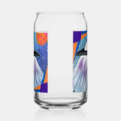 エイリアン宇宙船UFO宇宙 ガラス缶 (左)
