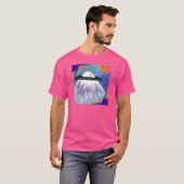 エイリアン宇宙船UFO宇宙 Tシャツ (正面フル)