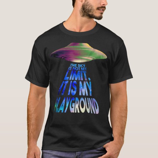エイリアン宇宙船UFO 1 Tシャツ (正面)