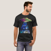 エイリアン宇宙船UFO 1 Tシャツ (正面フル)
