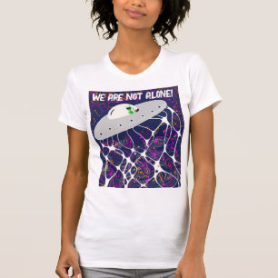 エイリアン宇宙船UFO UAPアートニューロ Tシャツ