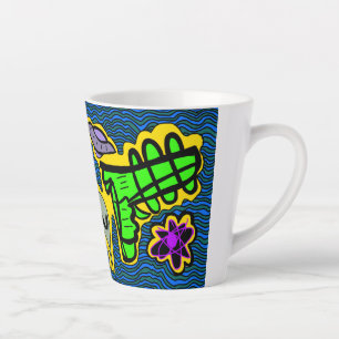 エイリアン宇宙銃 カフェラテマグ