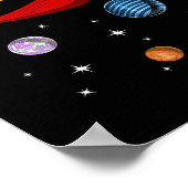 エイリアン宇宙飛行士宇宙冒険 ポスター (角)