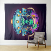 エイリアン宇宙 タペストリー (インサイチュ(横))