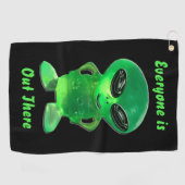 エイリアン宝石 ゴルフタオル (横)