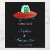 エイリアン寿命 ワインラベル (シングルラベル)