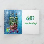 エイリアン寿命(60、5" x 7"折り畳み誕生日カード) カード (内部)