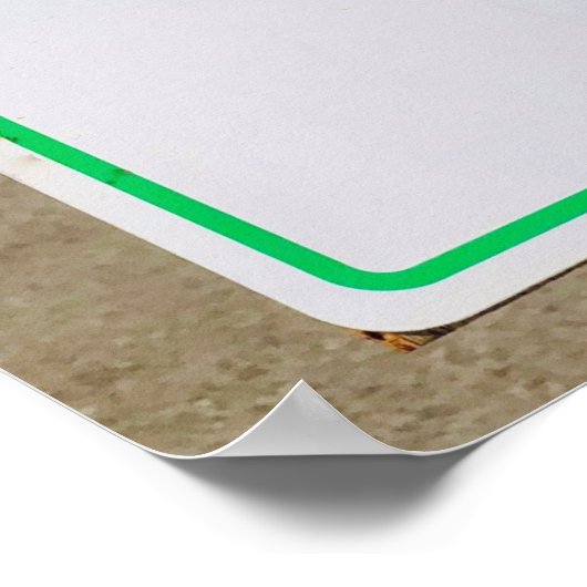 エイリアン専用のエイリアンの文字体裁のアートパーキング ポスター (角)