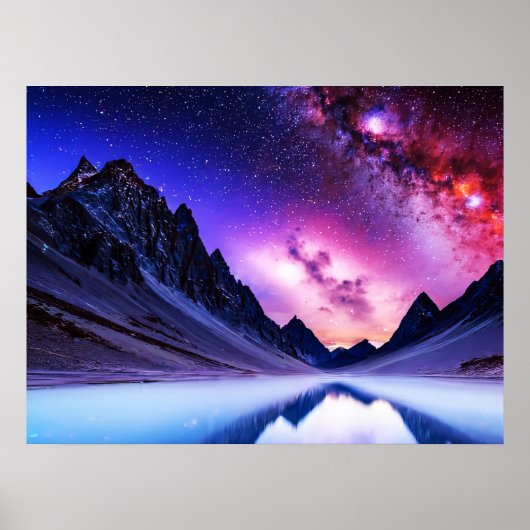 エイリアン惑星の風景宇宙 ポスター (正面)