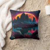 エイリアン惑星セッティングムーン クッション (ブランケット)