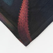 エイリアン惑星セッティングムーン フリースブランケット (角)