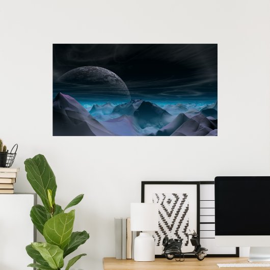 エイリアン惑星 ポスター (ホームオフィス)