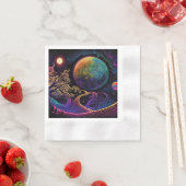 エイリアン惑星 縁ありカクテルナプキン (インサイチュ)