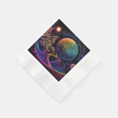エイリアン惑星 縁ありカクテルナプキン (角)