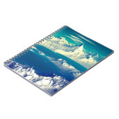 エイリアン惑星 – 3D edコンピュータアートワーク。岩とs ノートブック (左側)