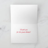 エイリアン感謝していをテーマ素晴らしにした サンキューカード (内部)