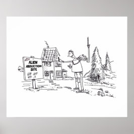 エイリアン拉致現場光沢ポスター ポスター