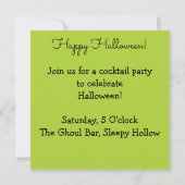 エイリアン招待状 招待状 (裏面)