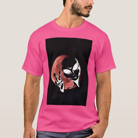 エイリアン挨拶 Tシャツ (正面)