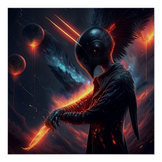 エイリアン操作の梁 ポスター (正面)