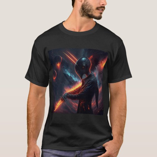 エイリアン操作の梁 Tシャツ (正面)