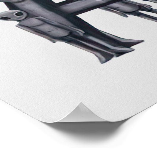 エイリアン文字 ポスター (角)