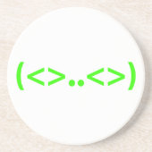 エイリアン日本の絵文字 コースター (正面)