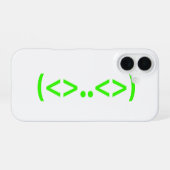 エイリアン日本の絵文字 iPhone 16ケース (裏面横)