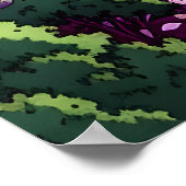 エイリアン村オンエイリアン惑星 | AIアートポスター ポスター (角)