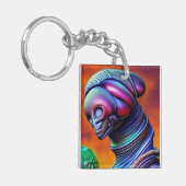 エイリアン来for you キーホルダー (正面左)