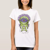 エイリアン植物キャラクター – 宇宙飛行士風変わりの生き物 Tシャツ (正面)