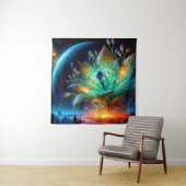 エイリアン植物開花惑星を作り出す花 タペストリー (インサイチュ)