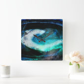 エイリアン横グランジ時計 スクエア壁時計 (ホーム)