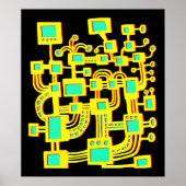 エイリアン機械 – 色 ポスター (正面)