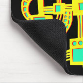 エイリアン機械 – 色 マウスパッド (コーナー)