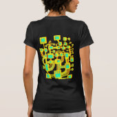 エイリアン機械 – 色 Tシャツ (裏面)