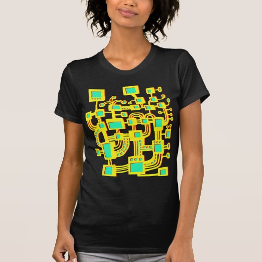 エイリアン機械 – 色 Tシャツ (正面)