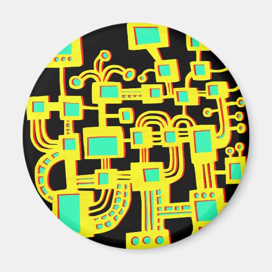 エイリアン機 マグネット (正面)