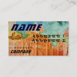 エイリアン段ボール名刺 名刺