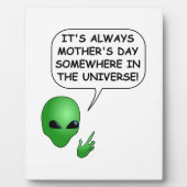 エイリアン母の日 フォトプラーク (正面)